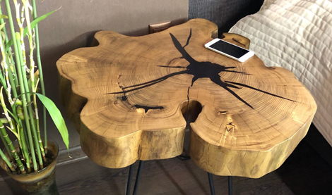 заказать журнальный столик из дерева